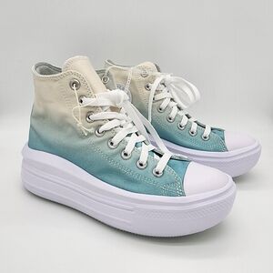 Converse Chuck Taylor All Star Move Ombre Platform Sneakers Size 8 NEW